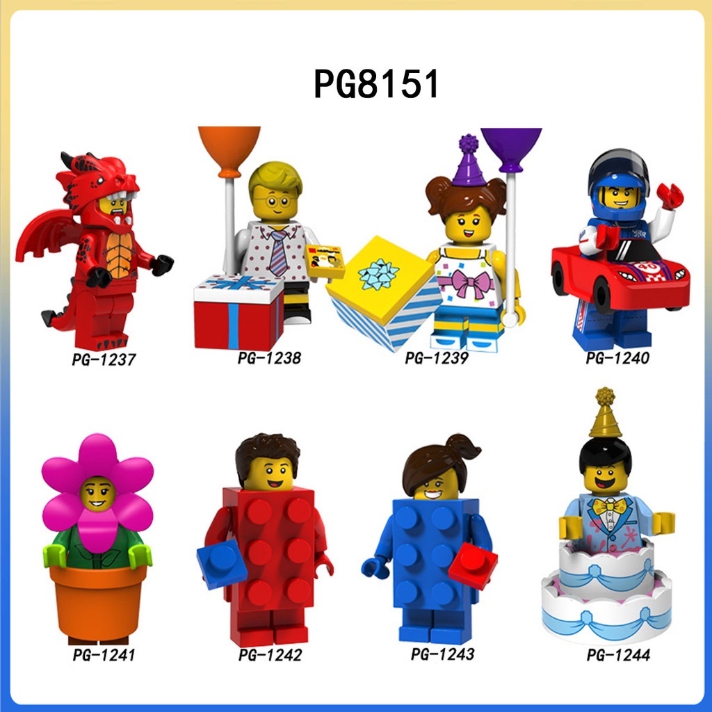 Presentes Infantis Figuras Blocos De Construção Brinquedos Educativos Para Crianças Amigos Modelo