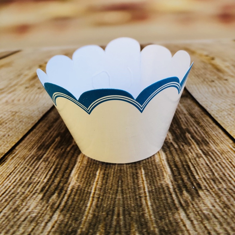 KIT Saia Para Cupcake Francesinha Azul  12.39  ( Nc Toys Cupcake )