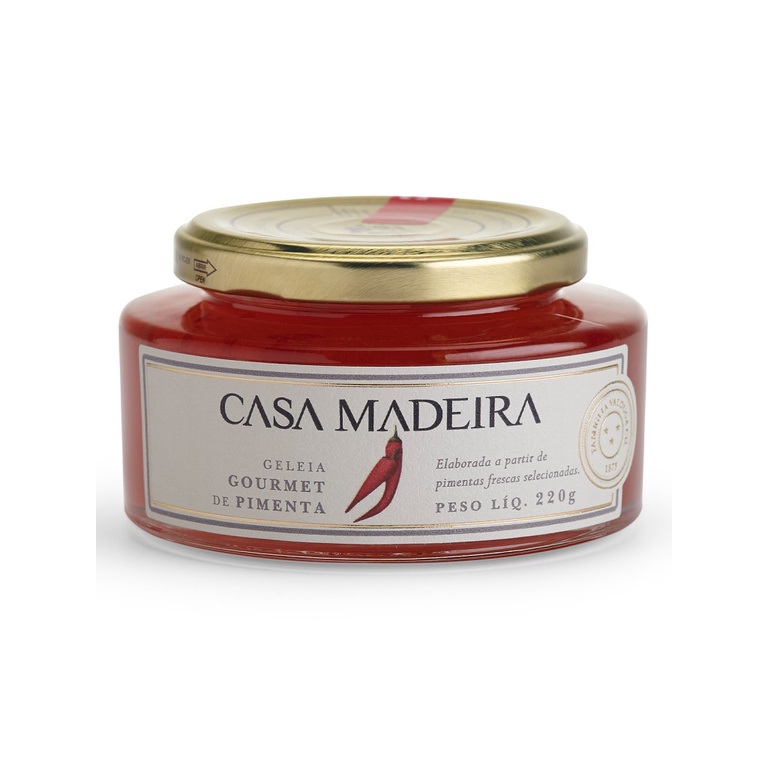 GELEIA GOURMET CASA MADEIRA PIMENTA 220G em Oferta na Shopee