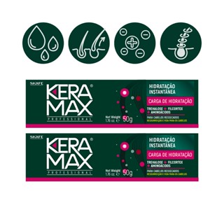 Kit 2 Carga De Hidratação Instantânea Keramax 50g Skafe