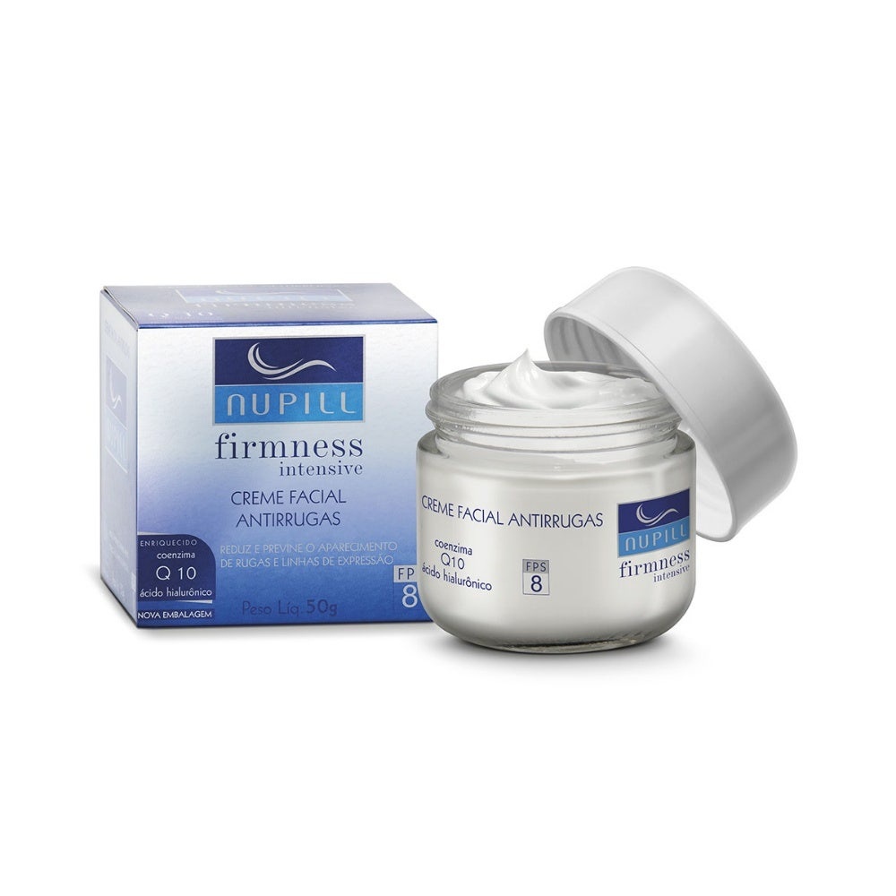 Creme Hidratante Facial Nupill Antirugas Q10 50g em Oferta na Shopee