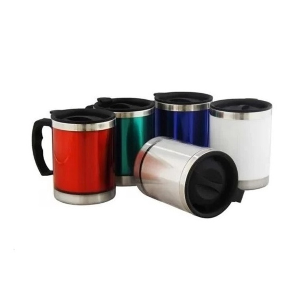 Térmica Caneca 450 ml Com Tampa de Vedação - Quente ou Frio/qqq