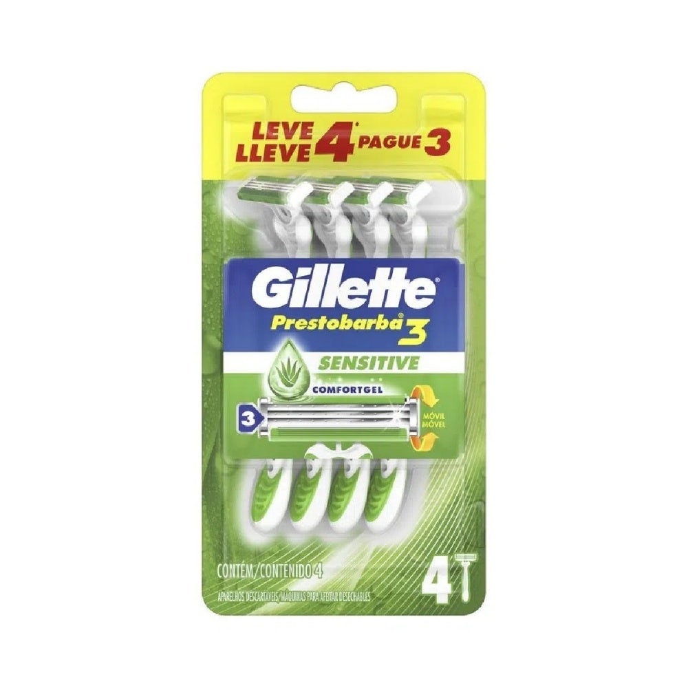 Aparelho De Barbear Pretobarba 3 Sensecare Lv4 Pg3 em Oferta na Shopee