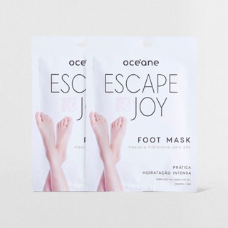 Kit Máscara Hidratante Para Pés com Óleo de Coco (2 Produtos)