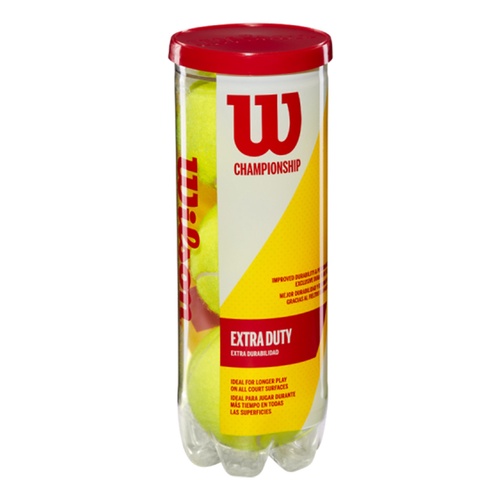 Bola De Tênis Wilson Championship Extra Duty Tubo C/3 Bolasc