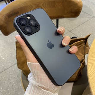 Caixa De Vidro Fosco Nano AG Para iPhone 15 13 12 14 Pro Max Lens Cover Proteção À Prova De Explosão