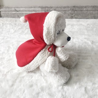 Capa para animais de estimação roupas de natal para cães roupas de gato ano novo feriado filhote de cachorro capa de pel