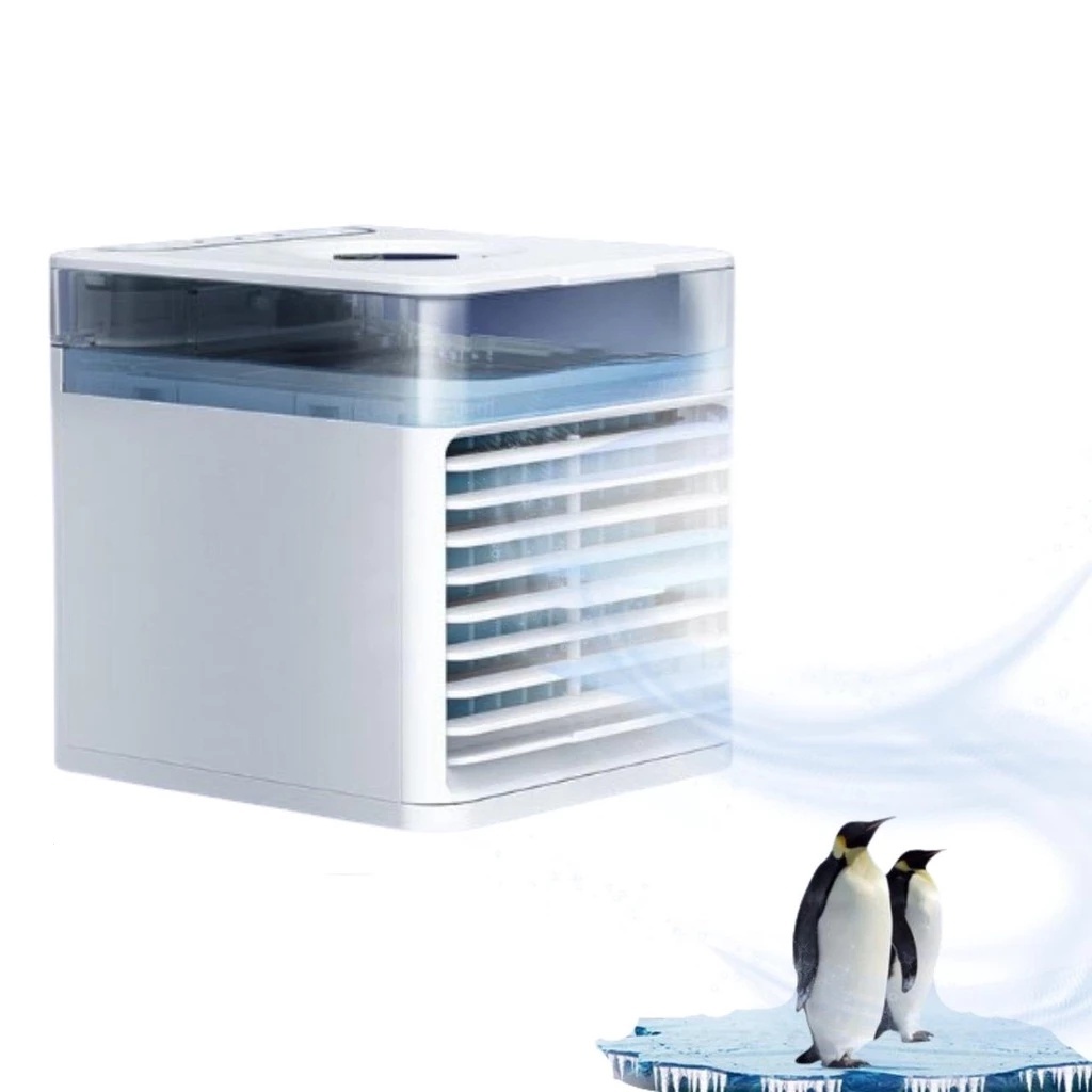 Mini Ar Condicionado Portatil Refrigerador de Ar Condicionado Umidificador de Ar Led Original Usb Portatil AlexStore