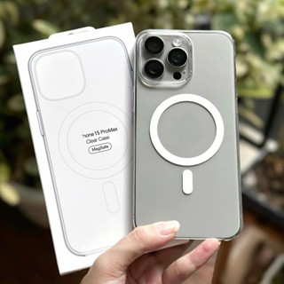 Capa Magnética Ultra Transparente Para iPhone 14 13 12 11 15 Pro Max Mini XS XR 7 8 Plus SE Macsafe
