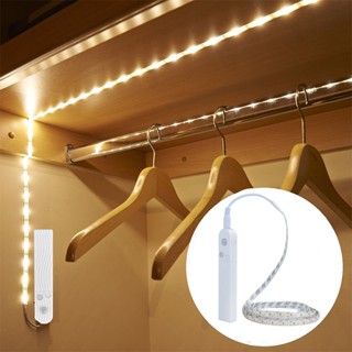 1/2/3M fita LED com sensor de movimento cozinha lâmpada de parede armário sob a cama Home Lighting