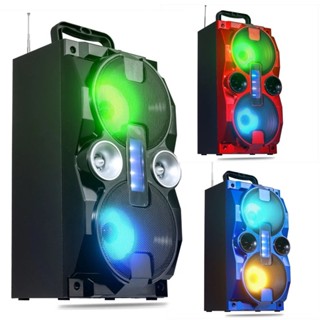 Caixa de Som Portátil Wireless Bluetooth Rádio FM PenDrive SD Potência: 20W RMS D-BH2807