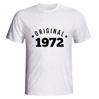 Camiseta Original 1972 Aniversário 50 Anos Idade Cinquenta