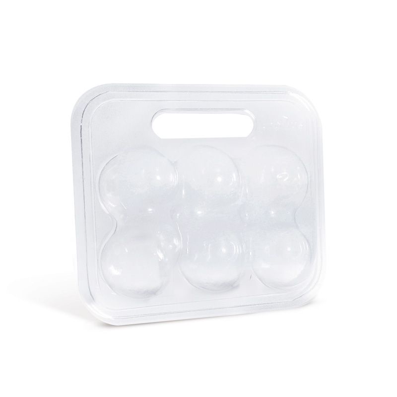 Maleta para 6 Ovos Transparente 16,5x15x6,5cm - 10 unidades - Cromus Páscoa - Rizzo Embalagens em Oferta na Shopee