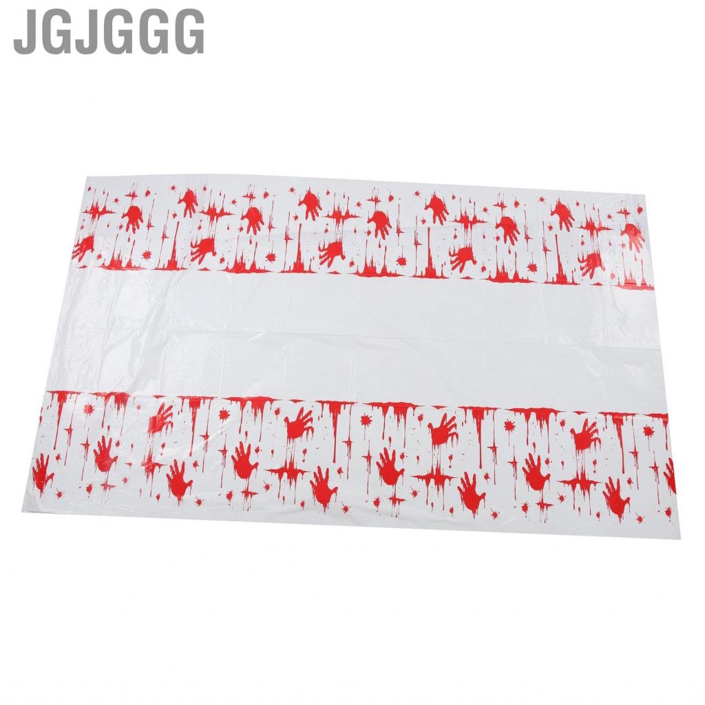 Jgjggg Halloween Horror Party Waterproof Scary Tables Cloth Blood Stains Create for