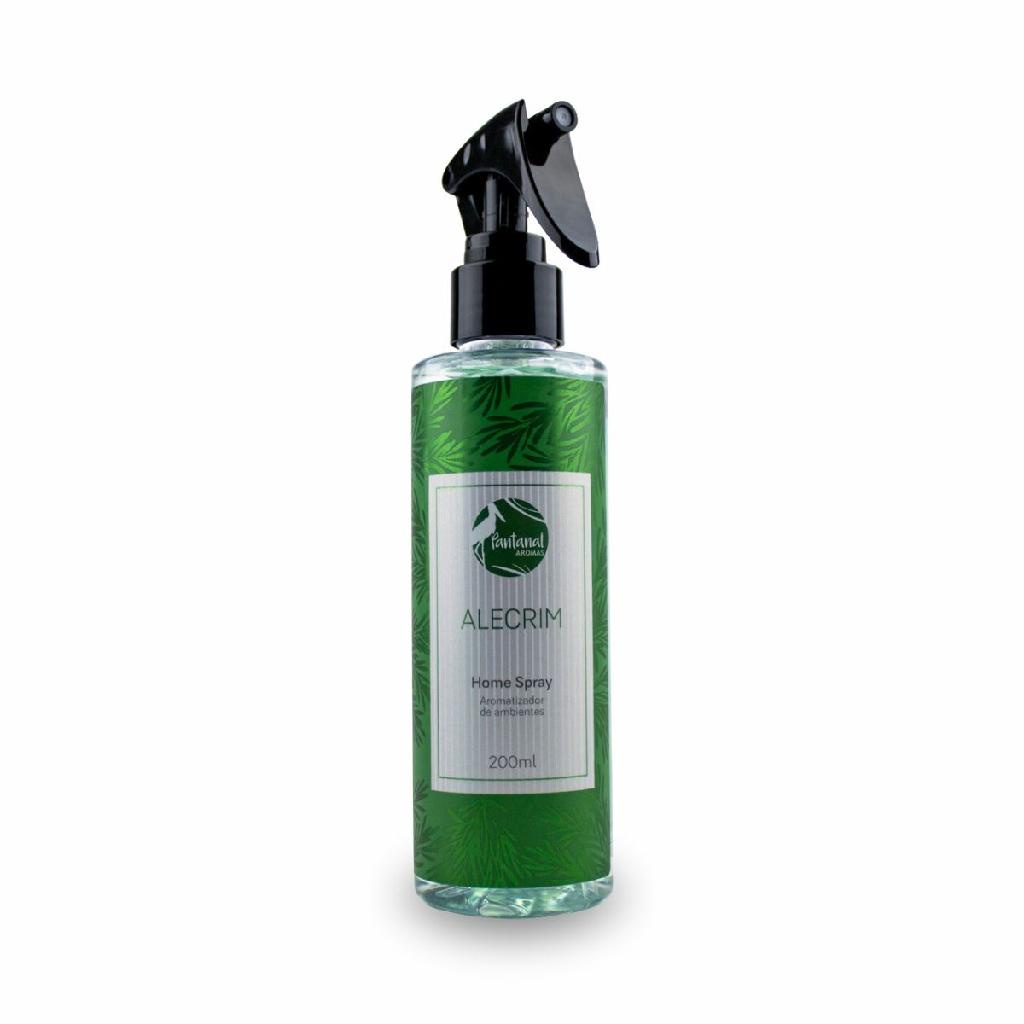Home Spray Alecrim Aromatizador Ambientes Loja Casa Estabelecimento 200 ml Aroma Fragrância Cuidoados com a Casa Cheiro