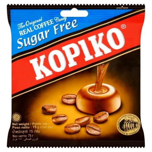 BALA JAPONESA DIET DE CAFÉ SEM AÇÚCAR KOPIKO -75 GRAMAS em Oferta na Shopee