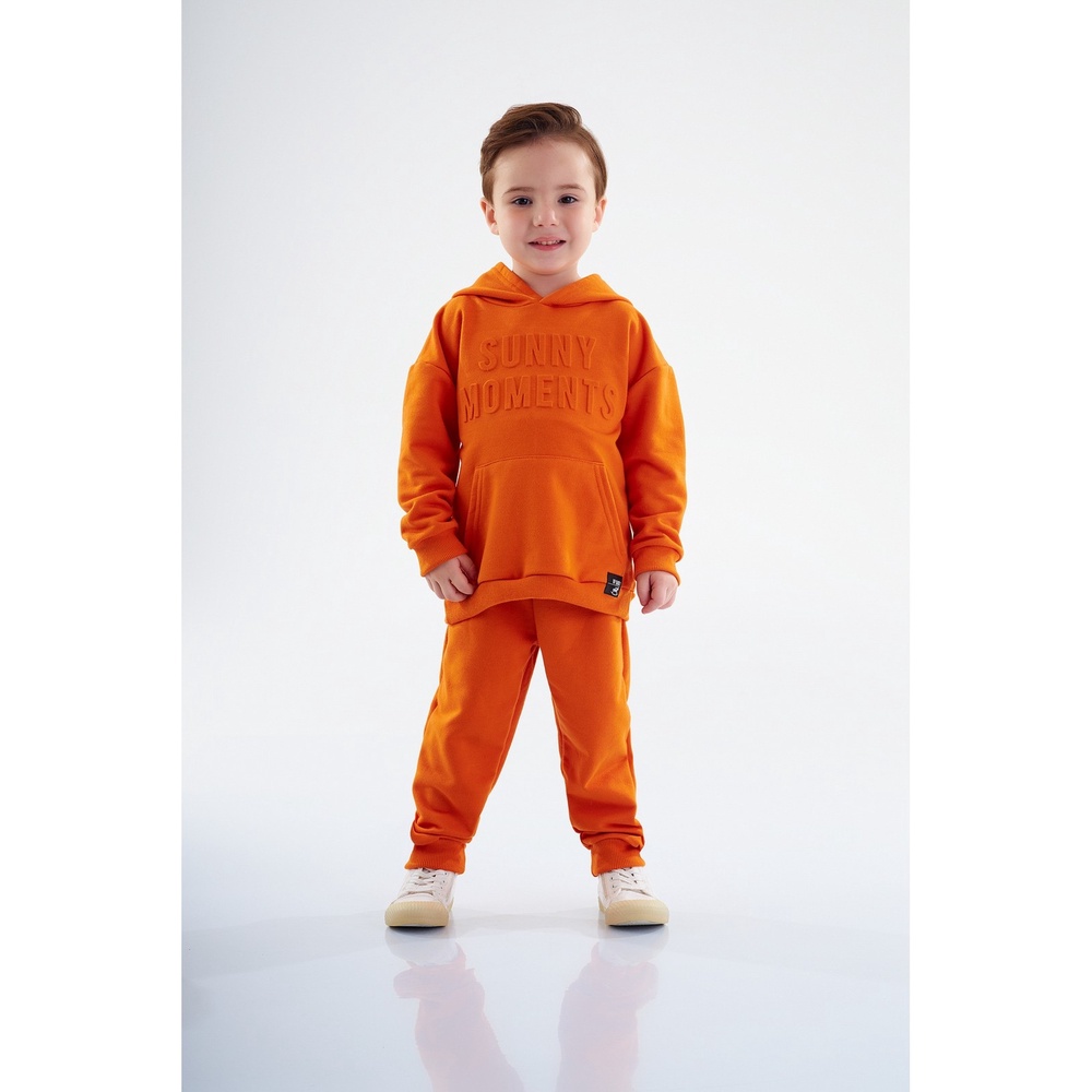 Conjunto de Inverno com Blusão e Calça em Moletom para Menino Up Baby