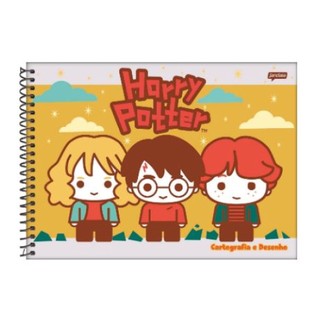 CADERNO ESPIRAL 275X200MM CD CART 96FLS  HARRY POTTER FSC   JANDAIA   65322 24 em Oferta na Shopee