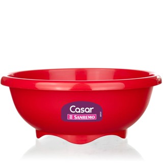 Saladeira Plástica Vermelha 28cm Casar Sanremo