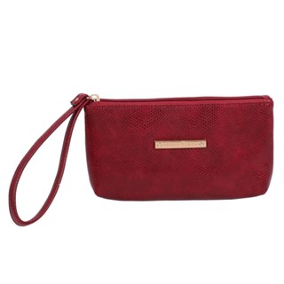 Carteira Clutch Alça de Mão Fellipe Krein Aw22 Fish - Vinho
