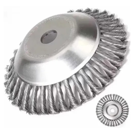 Escova de Aço trimmer Limpa Tudo otima para limpar seu quintal Universal Roçadeira Furo 25,4 ou 20mm / TODOS OS MODELOS Limpador de Grama