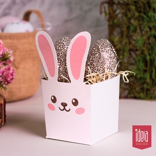 10~40 Cestinhas Orelha Coelho Páscoa Básica 4803 (Páscoa Ideia 2025) em Oferta na Shopee