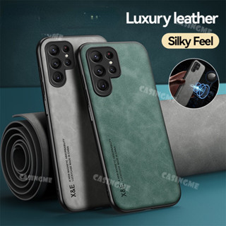 Samsung S24 Ultra 2024 Pele De Carneiro Caixa Magnética De Couro Para Galaxy S24Ultra S24 24S SamsungS24Ultra S 24 Plus + 4G 5G Capa Traseira Do Telefone À Prova De Choque