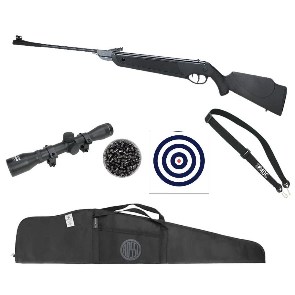 Carabina Pressão Rossi Dione 5G Gás Ram 5,5+Luneta4x32+Itens