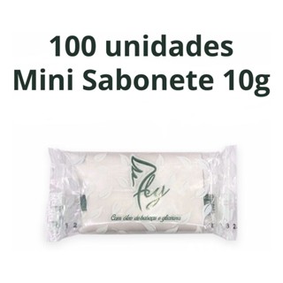Kit 100 Mini Sabonetes 10g – Hotel, Motel, Pousada, Airbnb, Doação em Oferta na Shopee