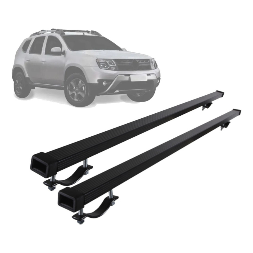 Rack Teto Travessa Bagageiro Aço Renault Duster 2010 À 2015