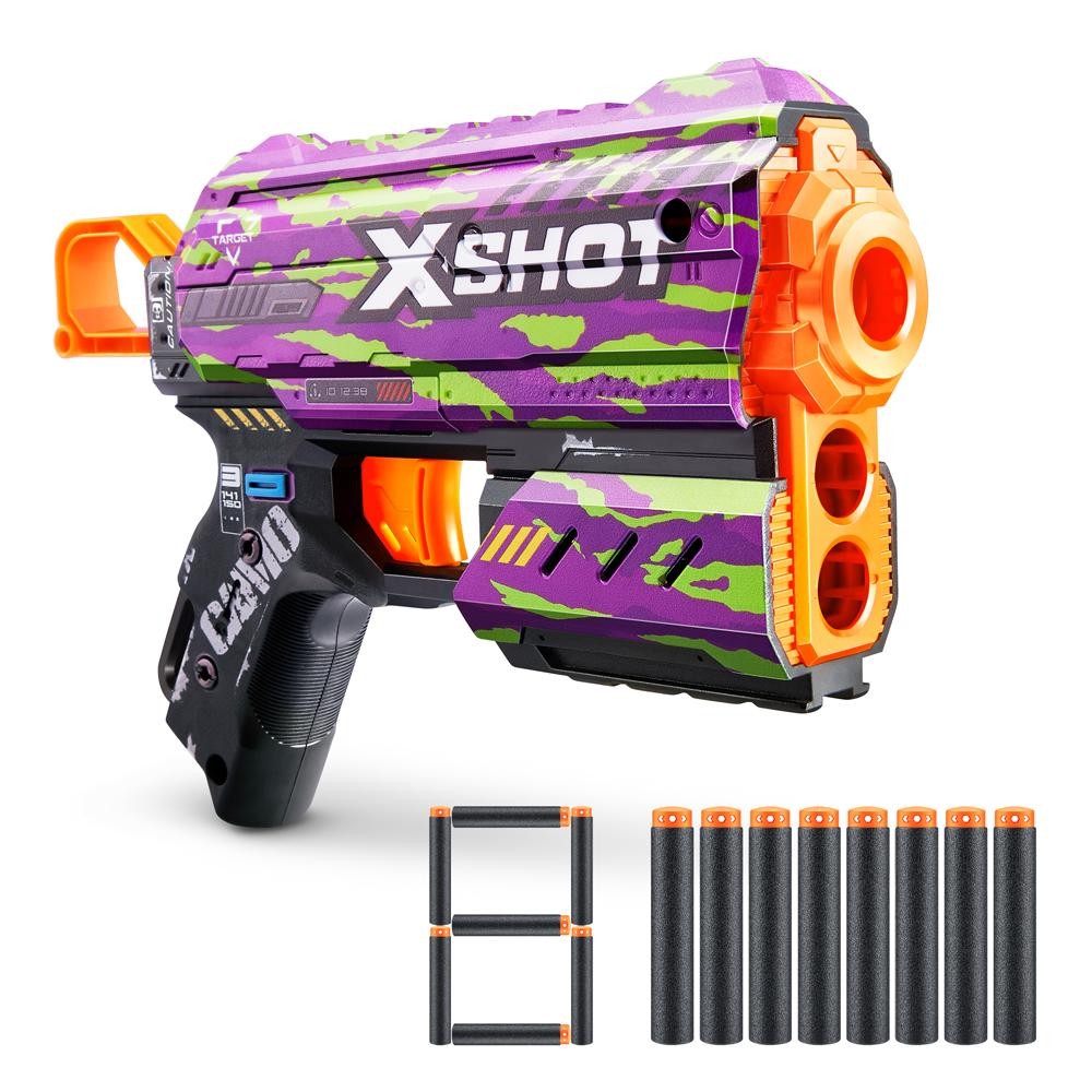 Lançador de Dardos X-Shot - Skins Flux - Crucifer em Oferta na Shopee