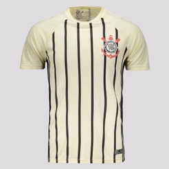 Camisa Corinthians Logo Off-White