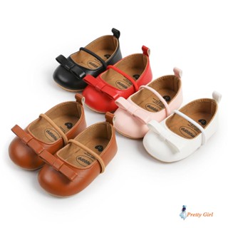 Mellifluous-Infant Girls Cute Bowknot Mary Jane Sapatos De Casamento Adoráveis