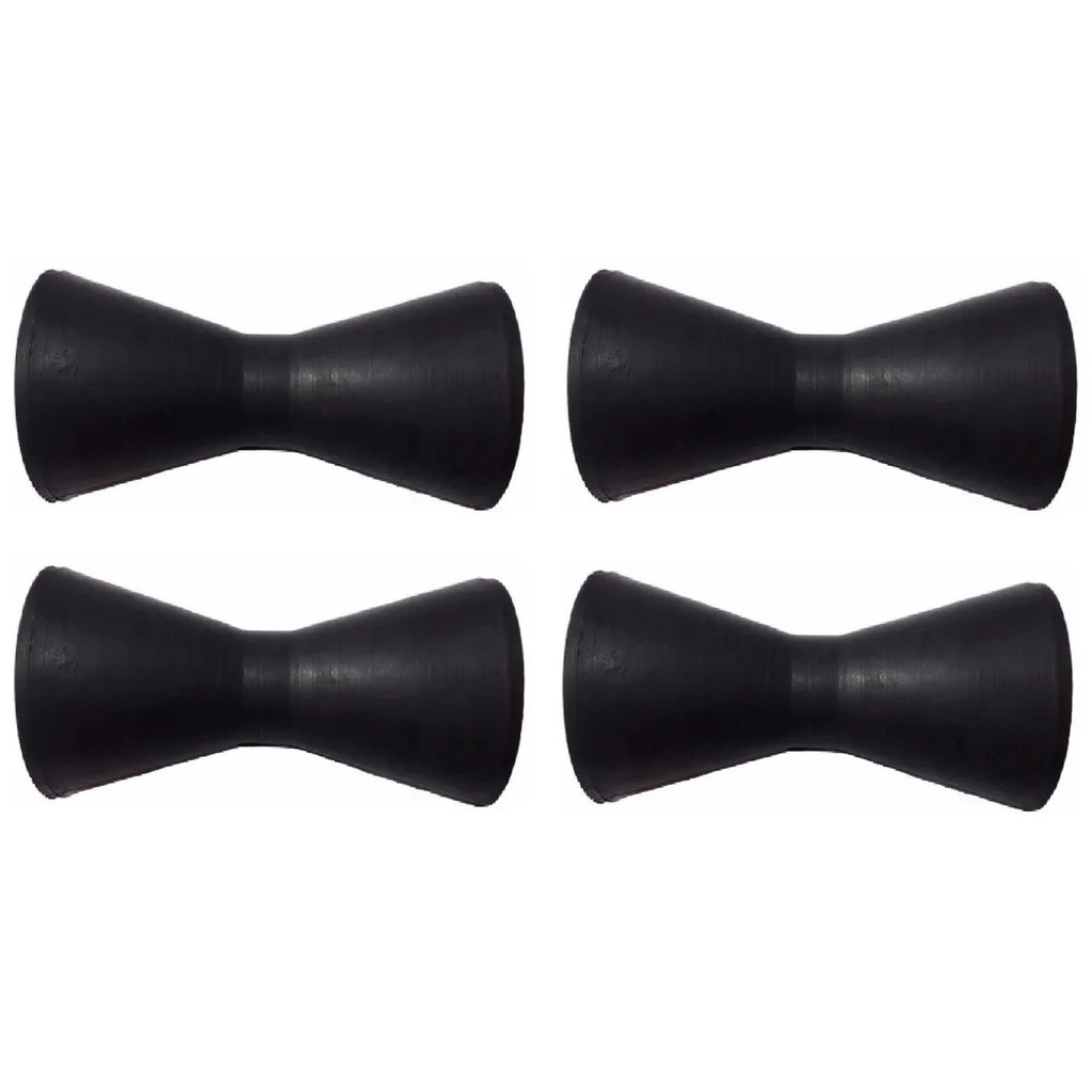 Kit 4 Roletes Berço  Carretinha Barco Jetski Lancha 80 X 190