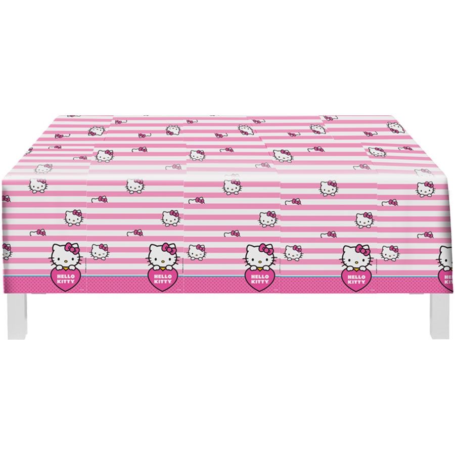 Toalha de Mesa - Hello Kitty - 1 unidade - Festcolor - Rizzo - Home & Living