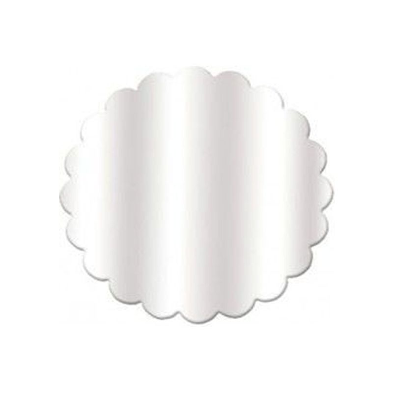 Fundo Rendado para Doces 9cm Incolor com 100 un. Cromus Rizzo Distribuidora