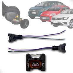Chicote de Buzina Automotiva Universal Linha Chevrolet Volkswagen Fiat Carro