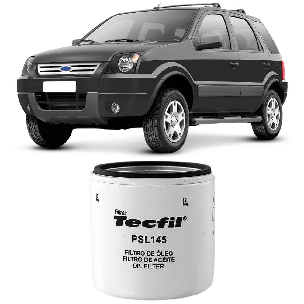 Filtro Óleo Ford Ecosport 2.0 16v 2004 A 2012 Tecfil