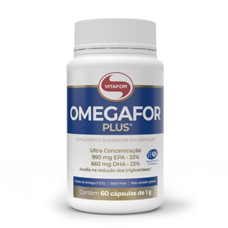 Omegafor Plus Fonte de Ômega 3 Ultra Concentrado 60 Capsulas Vitafor