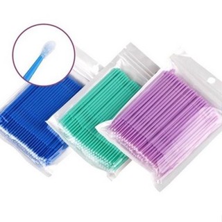Microbrush Refil c/ 100 Unidades para Extensão de Cílios