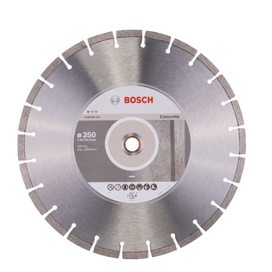 Disco Diamantado 350mm p/ Concreto Bosch Standard Segmentado em Oferta na Shopee