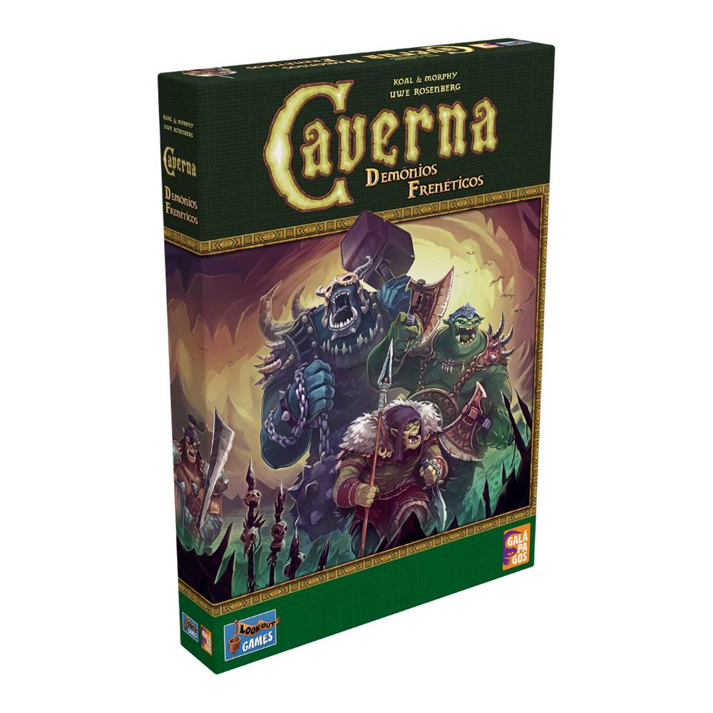 Caverna Demônios Frenéticos Expansão de Jogo de Tabuleiro Galapagos CAV003