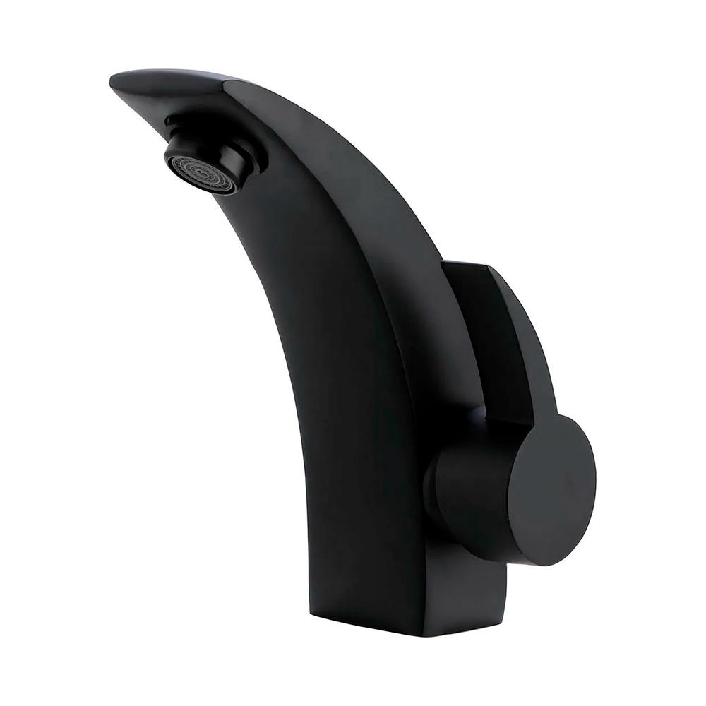 Torneira para banheiro Misturador Monocomando baixa Meriti Pingoo - Preto em Oferta na Shopee