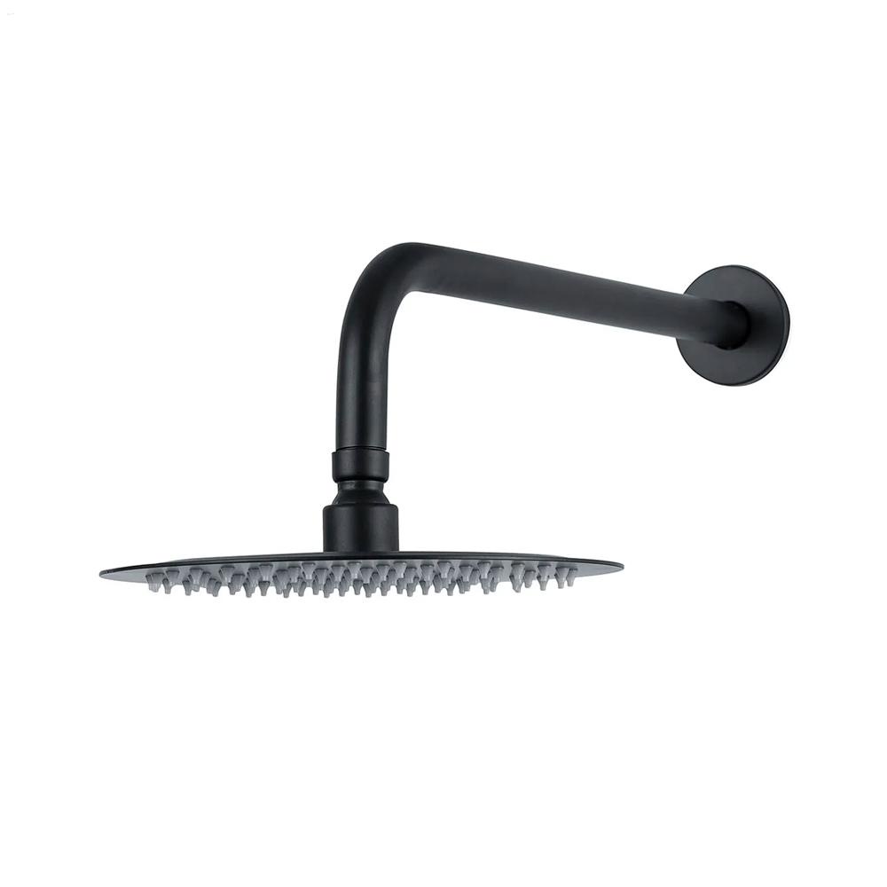 Ducha Chuveiro Redonda 20 cm Curuá Pingoo - Preto - Home & Living