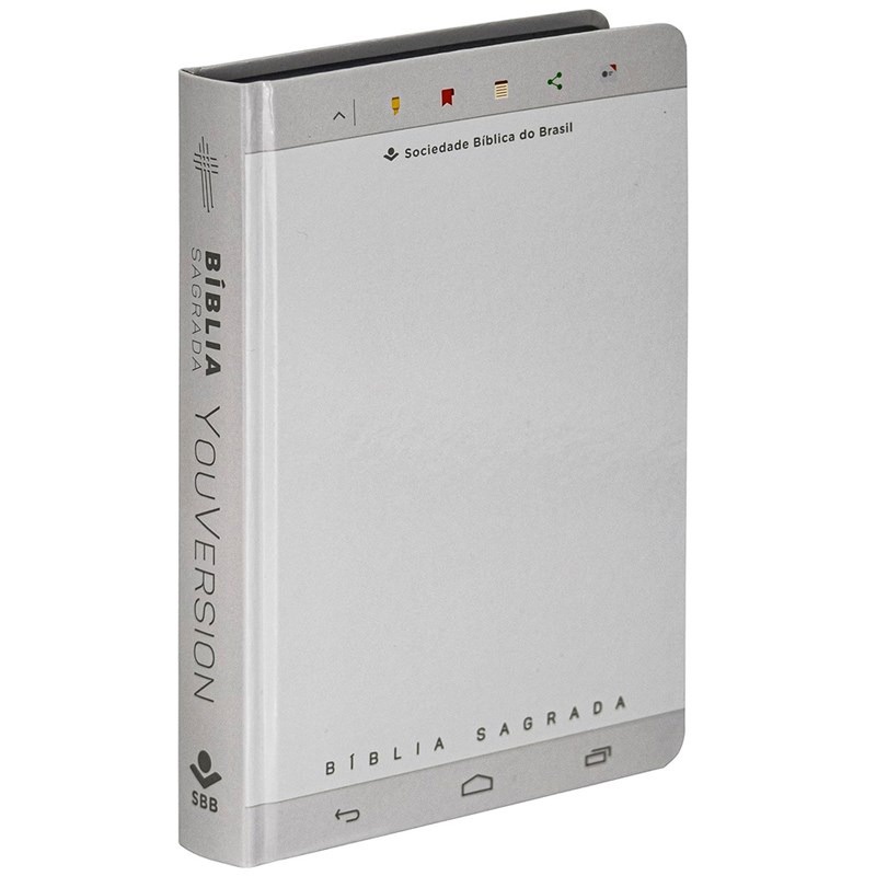 Bíblia Sagrada You Version | NTLH | Letra Normal | Com Adesivos | Capa Dura Branca em Oferta na Shopee
