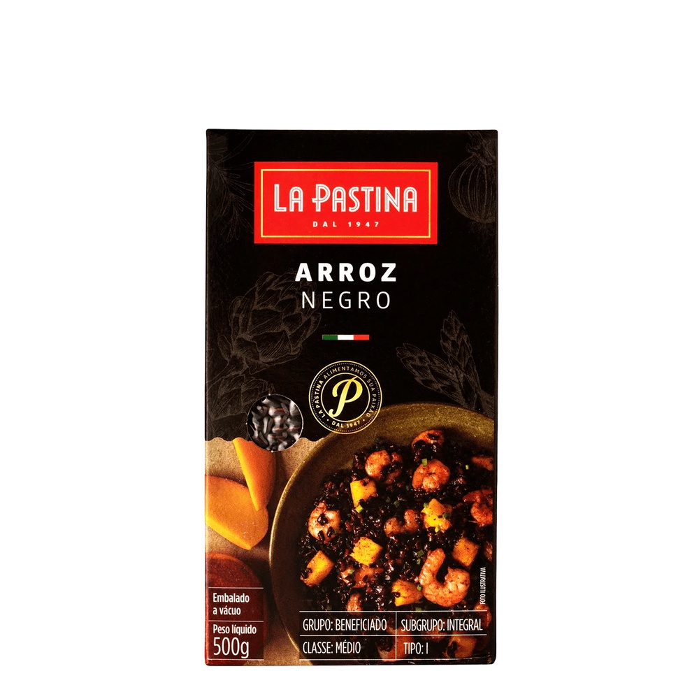 ARROZ LA PASTINA NEGRO 500G