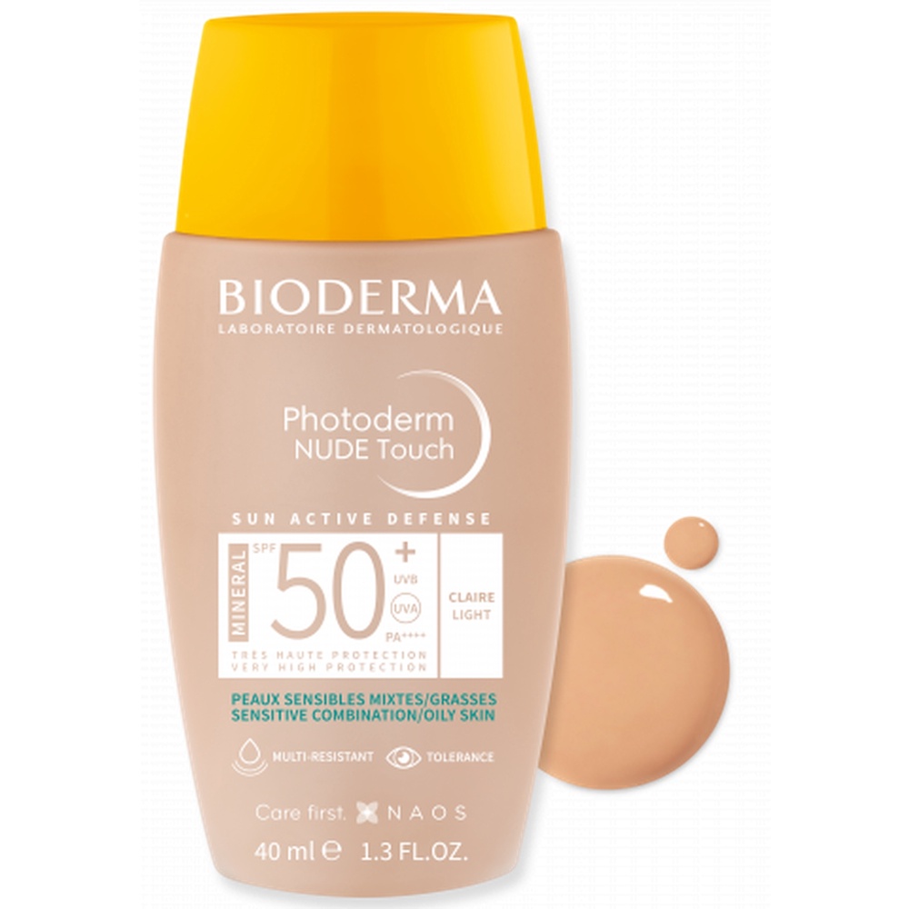 Protetor Solar Photoderm Nude Touch FPS 50+ Claro 40ml
