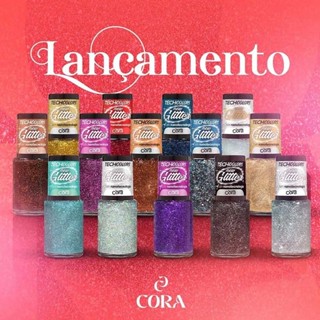 Colecao Esmaltes Techcolors Cora 9ml New Glitter