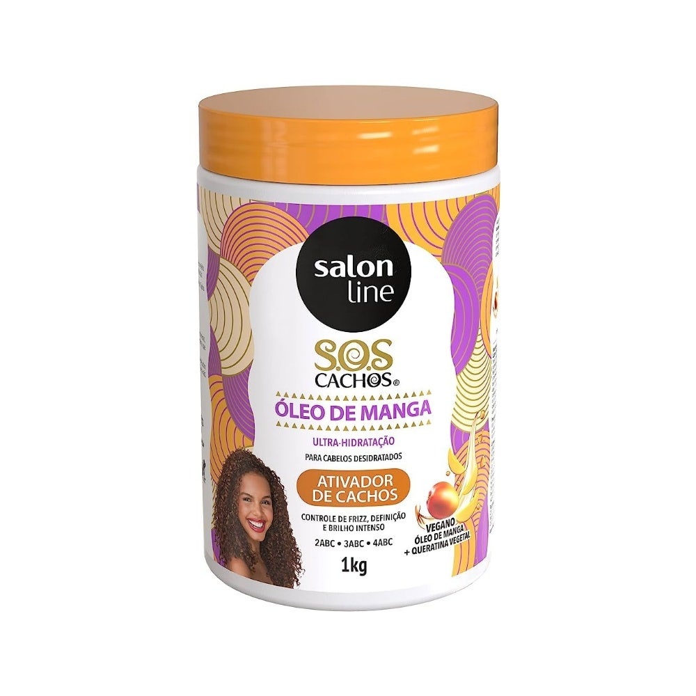 Ativador de Cachos SOS Cachos Óleo de Manga Salon Line 1kg - Beauty
