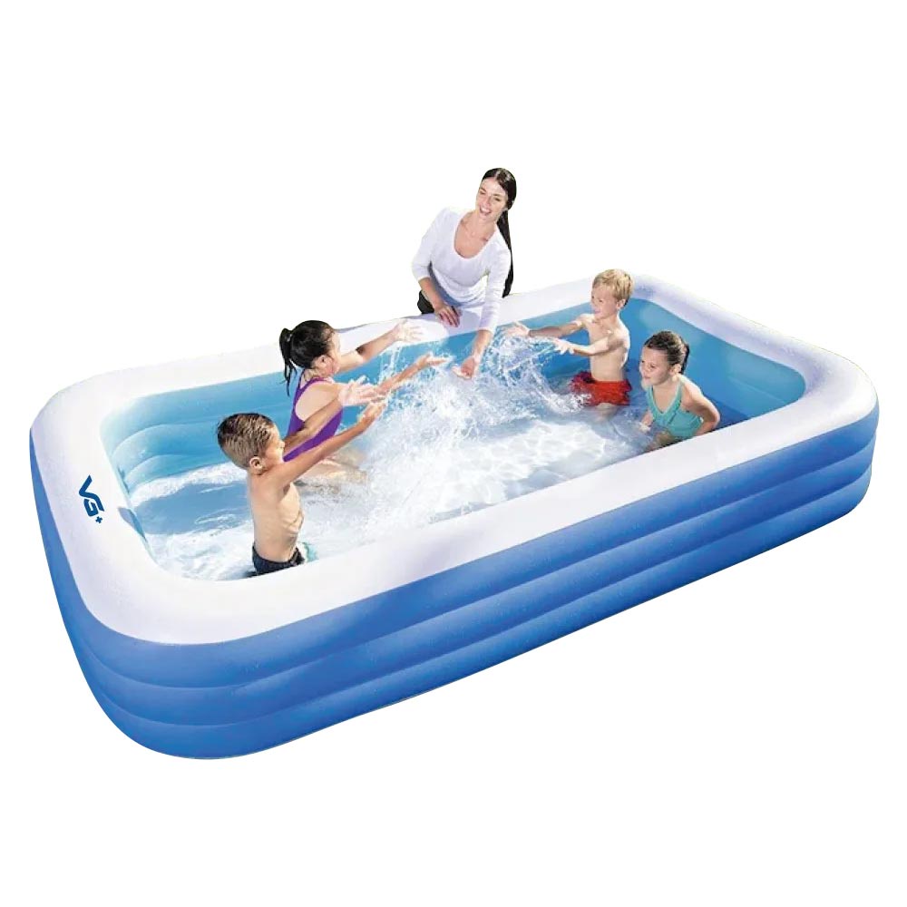 Piscina Inflável 540 Litros Retangular Pvc 180 X 140 Cm VG+
